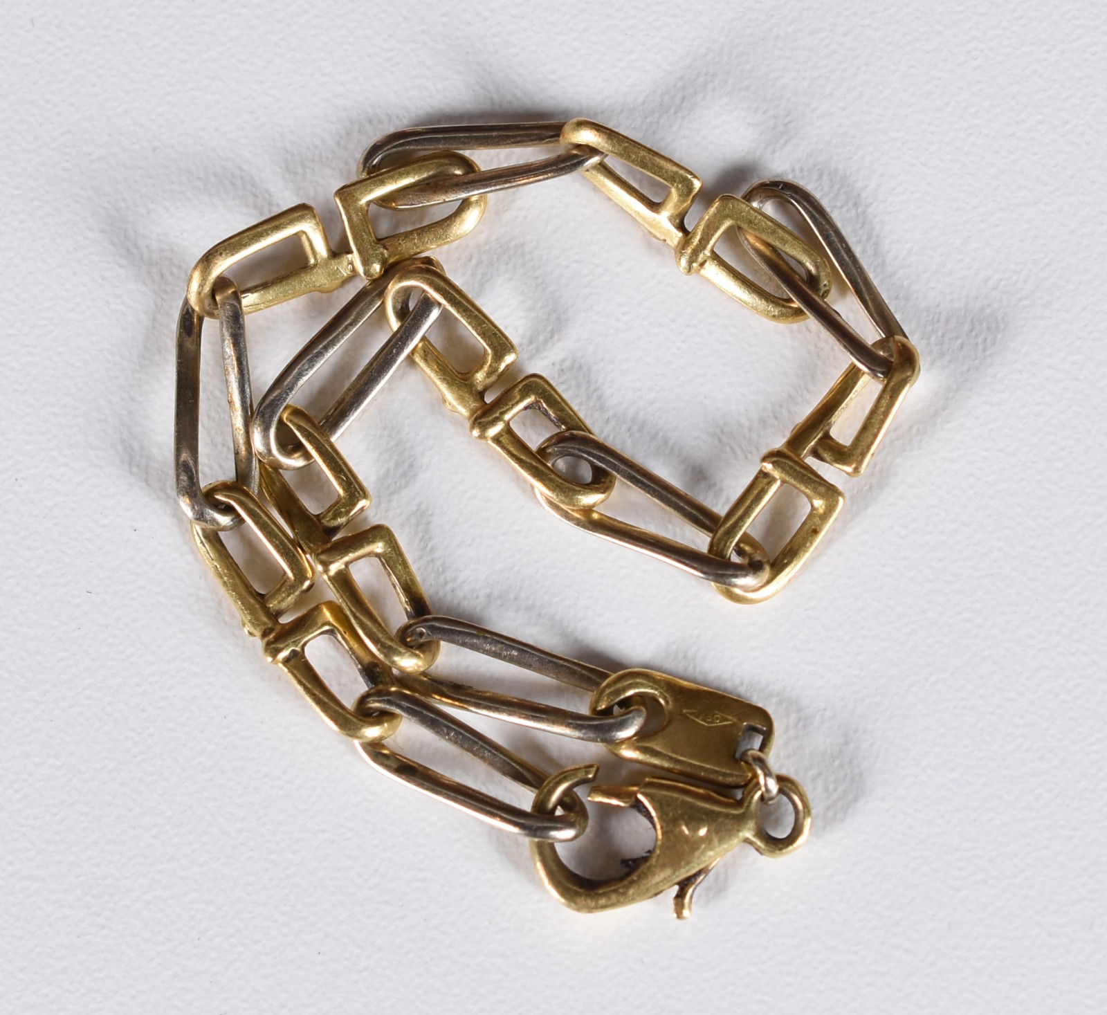 Pulseira de ouro 18 k. (Por motivos de segurança a peça não se... - foto 3 de 4