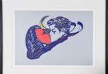 Rubens Gerchman (1942-2008), O beijo - Gravura 44/100.