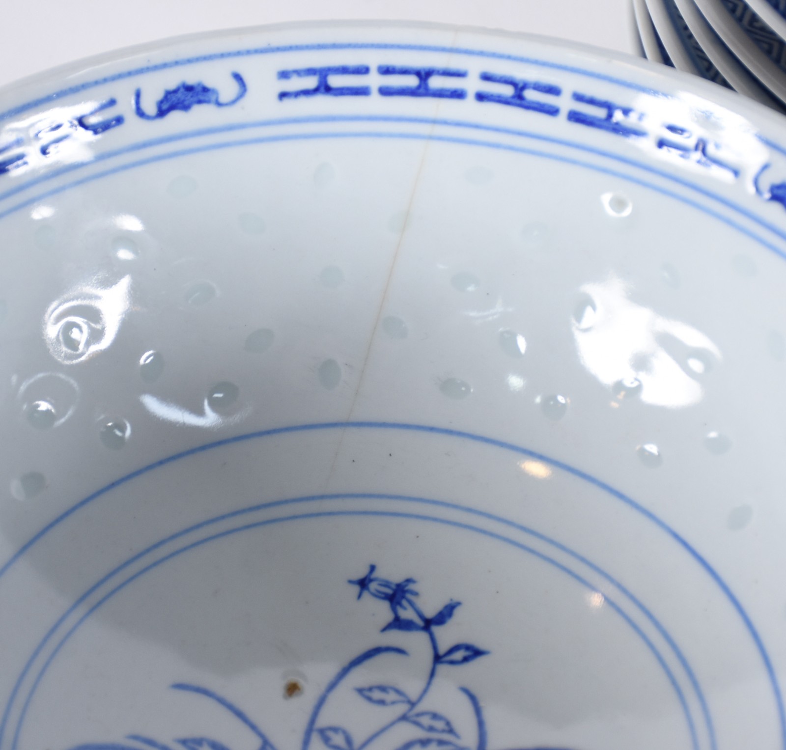 Serviço de porcelana oriental grão de arroz chá e jantar composto de... - foto 3 de 8