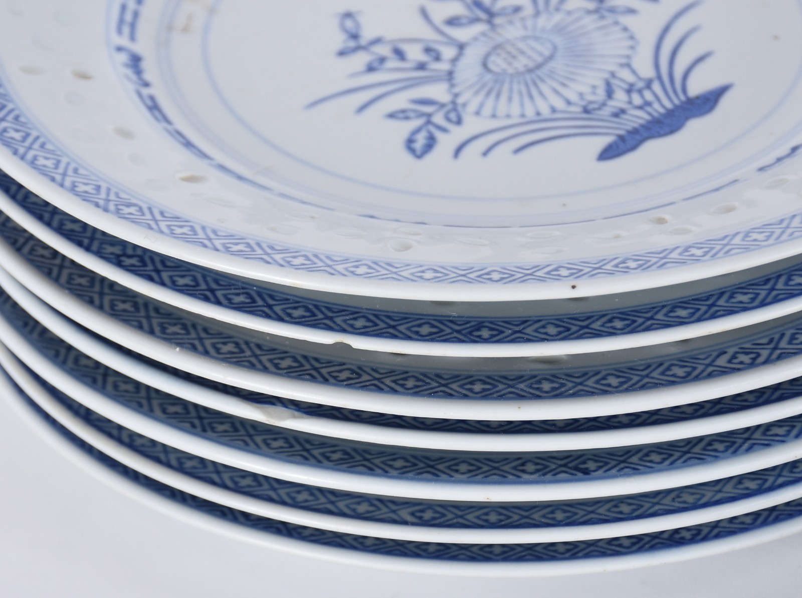 Serviço de porcelana oriental grão de arroz chá e jantar composto de... - foto 5 de 8