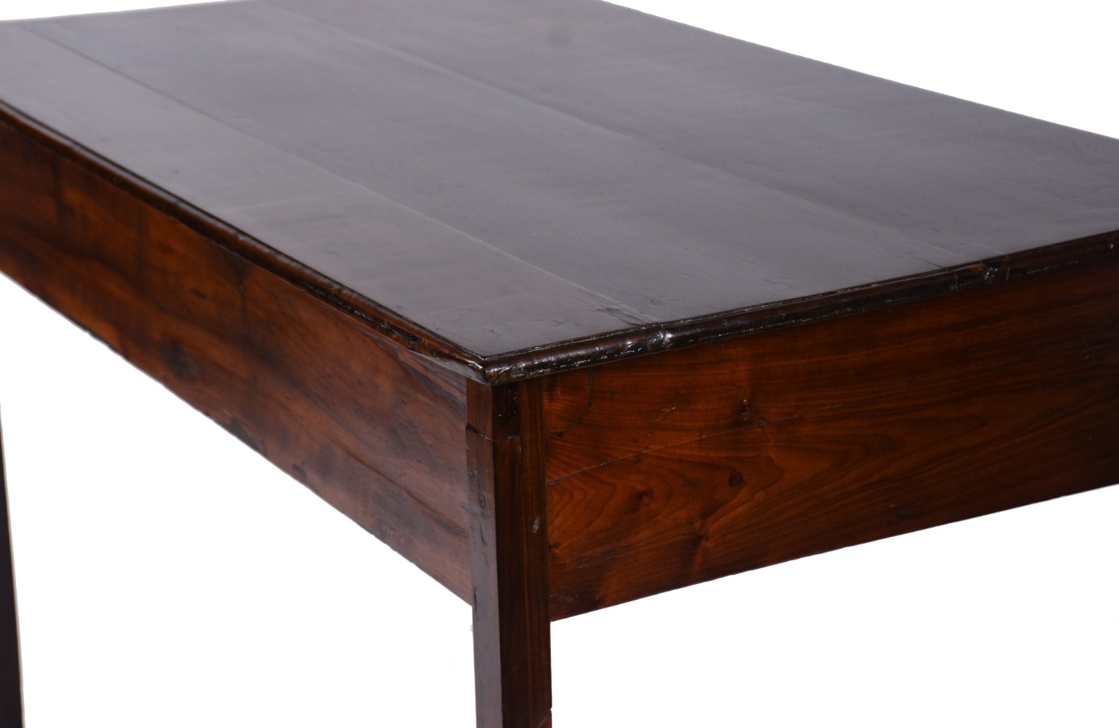Mesa de madeira nobre com uma gaveta, pernas retas. - foto 5 de 5