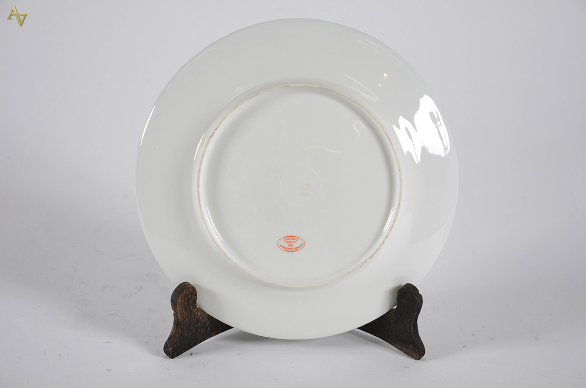 VISCONDE DE SANTA ISABEL - Prato de porcelana francesa Jh.KLOTZ... - foto 2 de 2