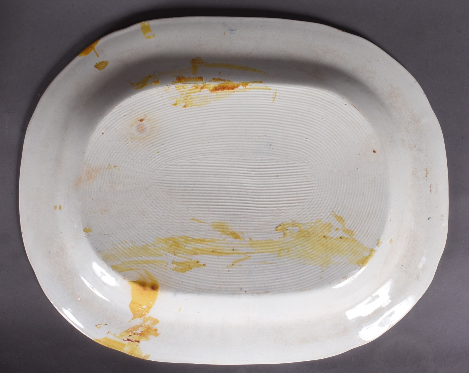 Conjunto com tres peças de faiança azul e branca, sendo: 2 legumeiras... - foto 5 de 5