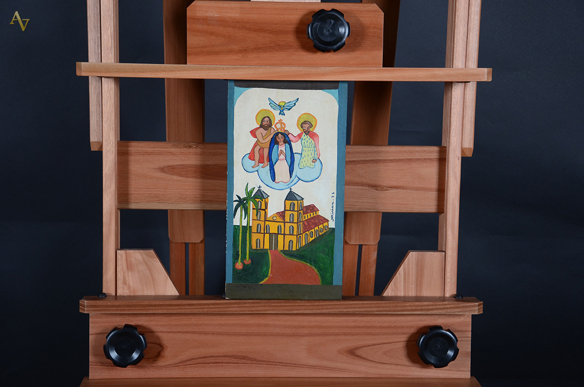 MYRIAM - Igreja com figuras sacras - osm - 1977 - 36 X 19.