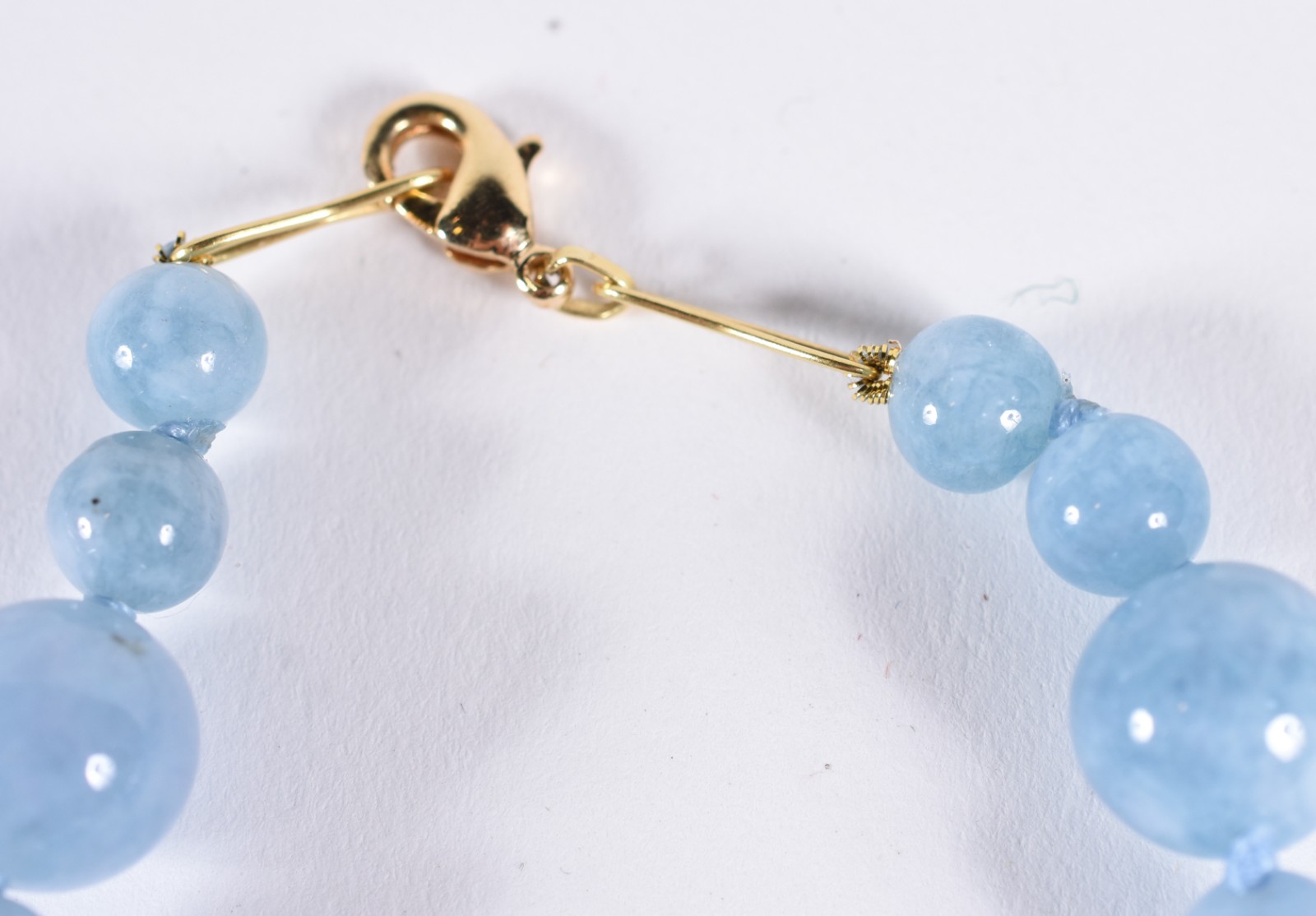 Conjunto composto por colar e pulseira com fecho mosquetão e... - foto 4 de 5