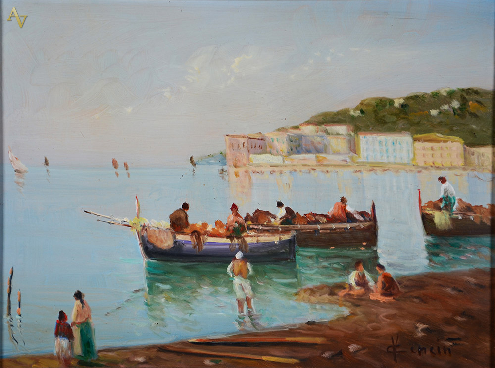 VICENZO CENCIN - Marinha - ost - 30 x 40. - foto 1 de 2