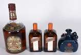 Diversas bebidas, sendo: Whisky Chivas 12 anos ... - Diversas bebidas, sendo: Whisky Chivas 12 anos (one galon = 3,78 litros), 2 cointreau e whisky Buchanans "to her majesty the queen".
