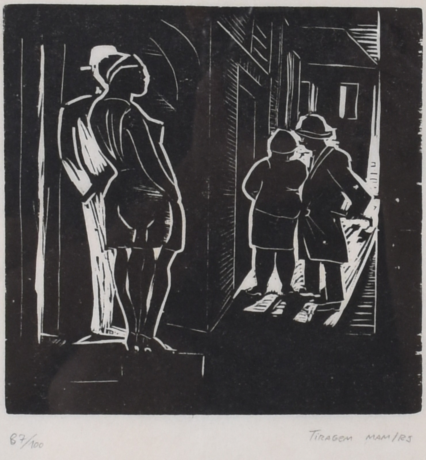 Oswaldo Goeldi (1895-1961), Série mangue - cena de bordel - foto 1 de 5