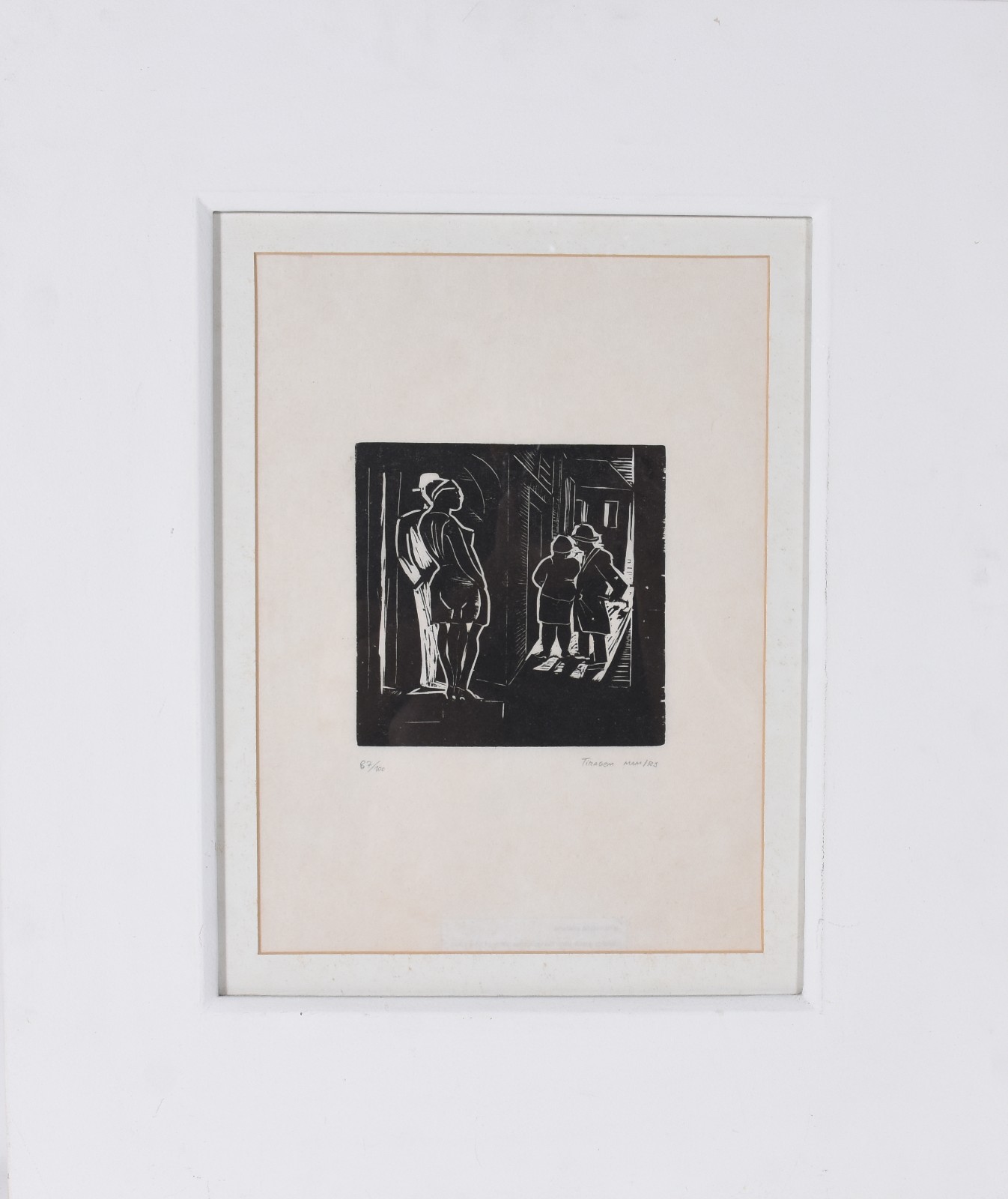 Oswaldo Goeldi (1895-1961), Série mangue - cena de bordel - foto 2 de 5