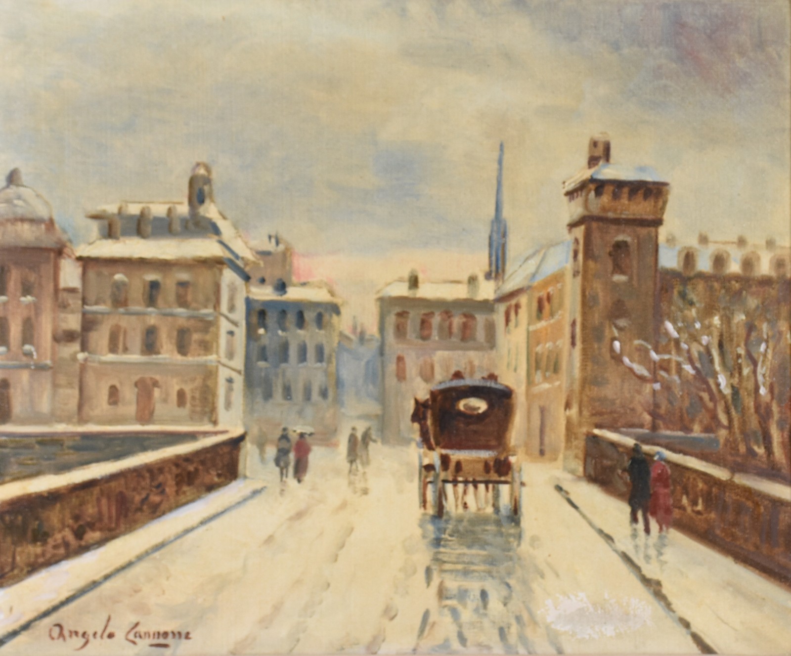 Angelo Cannone (1899-1992), Inverno em Paris - foto 1 de 4