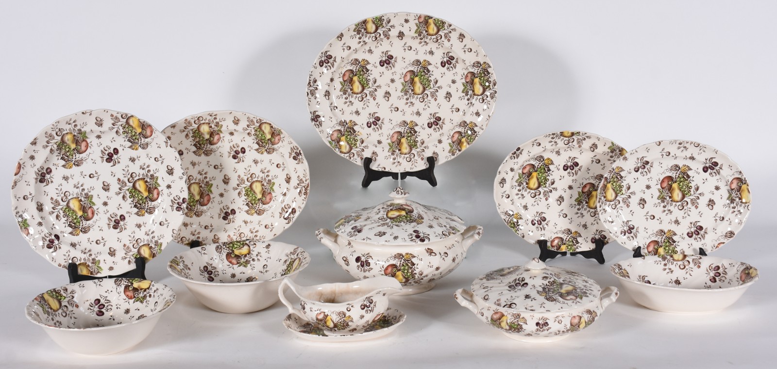 Aparelho de jantar chá, café de faiança inglesa "Autumn's Delight"... - foto 4 de 10