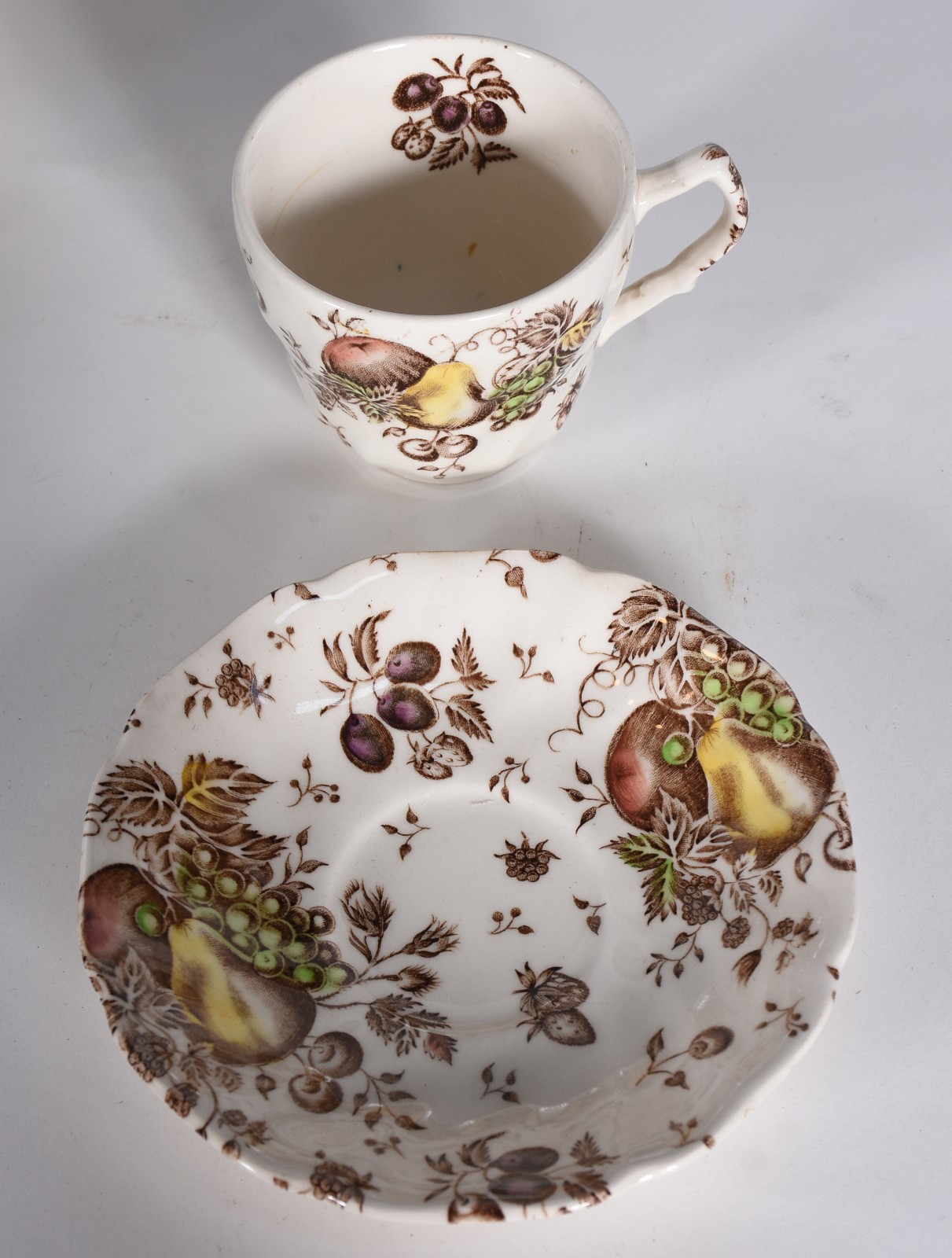 Aparelho de jantar chá, café de faiança inglesa "Autumn's Delight"... - foto 6 de 10