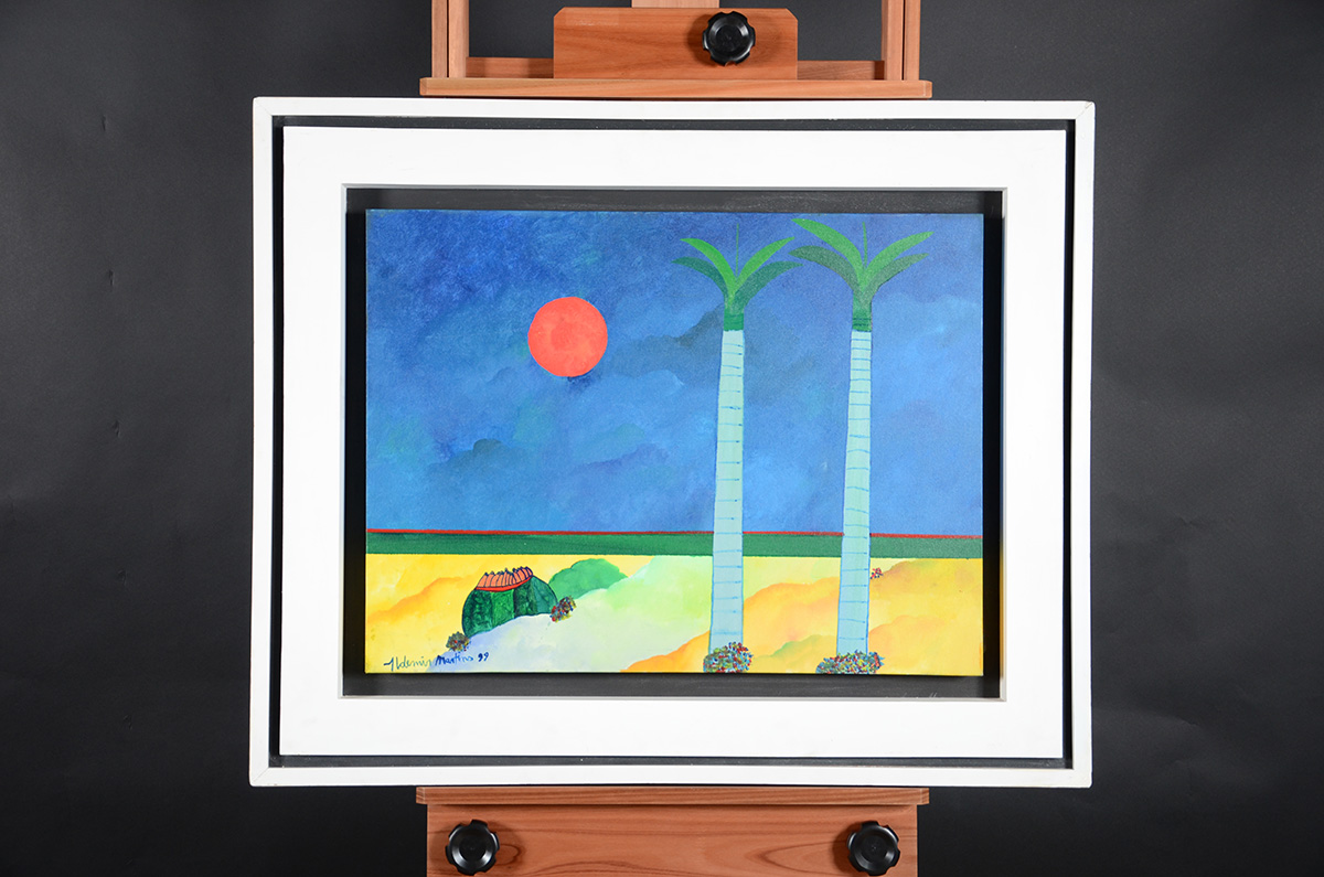 ALDEMIR MARTINS - Marinha - datado 1999 - ast - 60 x 80. Com...