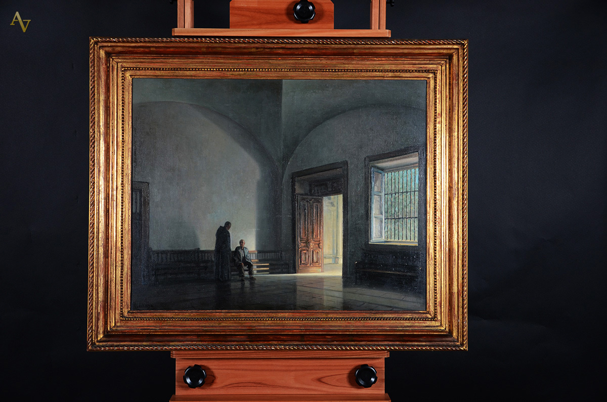 JOSÉ LIMA - Interior de Igreja - ost - 73 x 90.