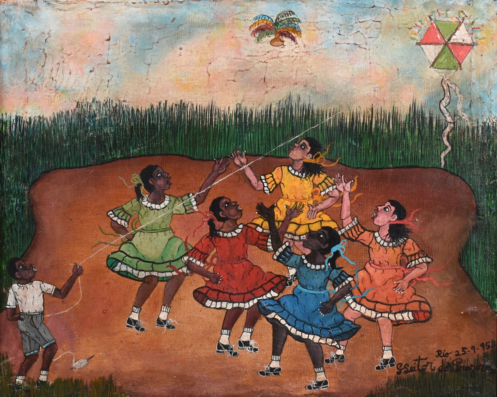 Heitor dos Prazeres (1898-1966), Crianças Brincando - foto 1 de 4
