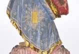 Nossa Senhora da Conceição- Imagem de madeira p... - Nossa Senhora da Conceição- Imagem de madeira policromada e dourada.