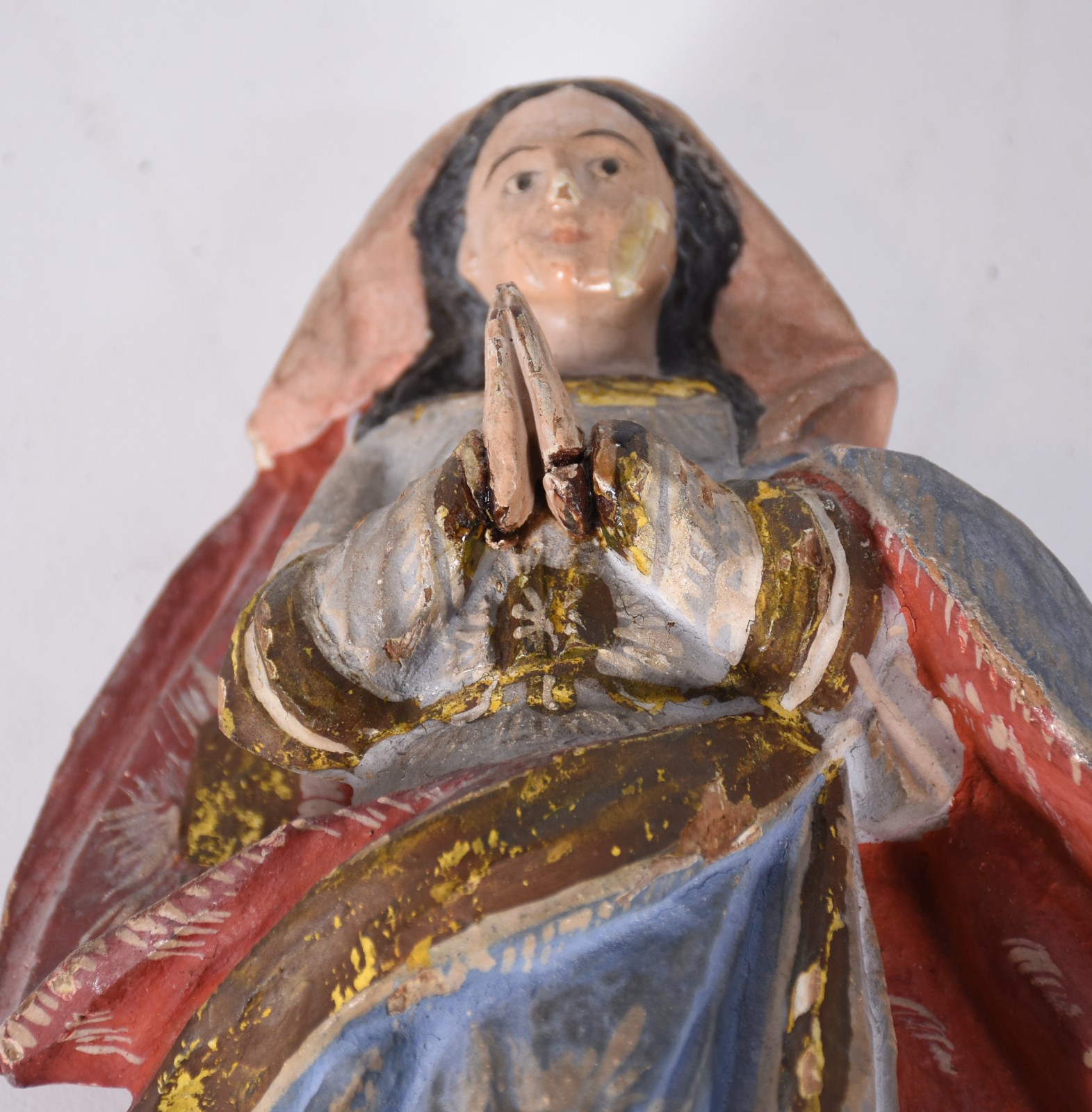 Nossa Senhora da Conceição- Imagem de madeira policromada e dourada. - foto 5 de 5