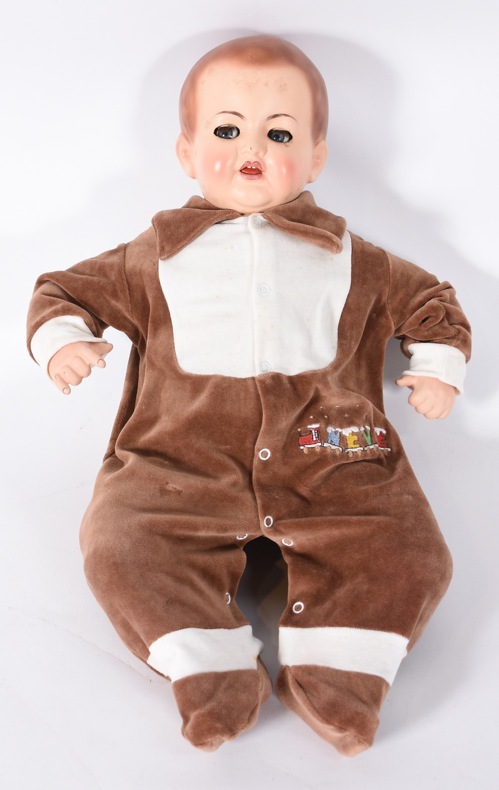 Boneco antigo com pés, cabeça e mão de massa. - foto 3 de 5