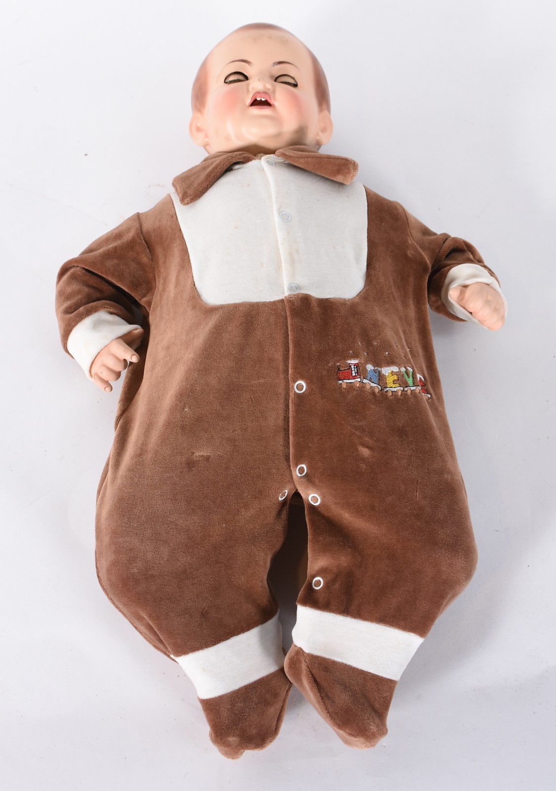 Boneco antigo com pés, cabeça e mão de massa. - foto 5 de 5