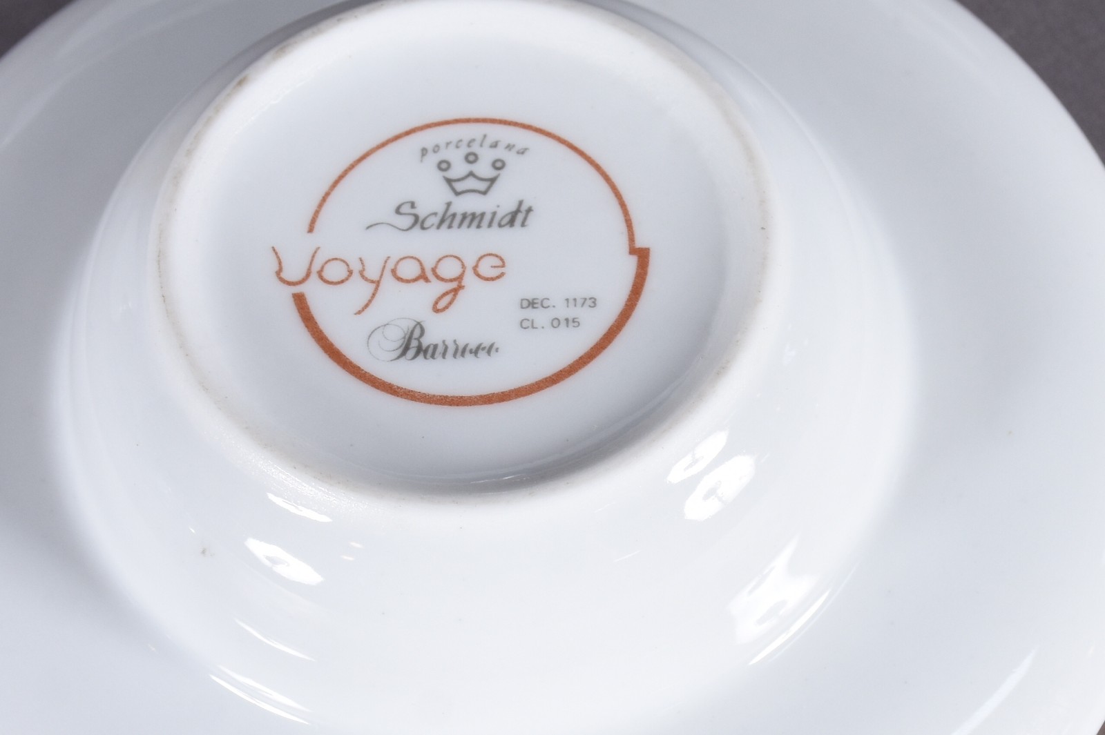 Serviço para chá de porcelana Schmdit composto de: 6 xícaras com... - foto 5 de 5