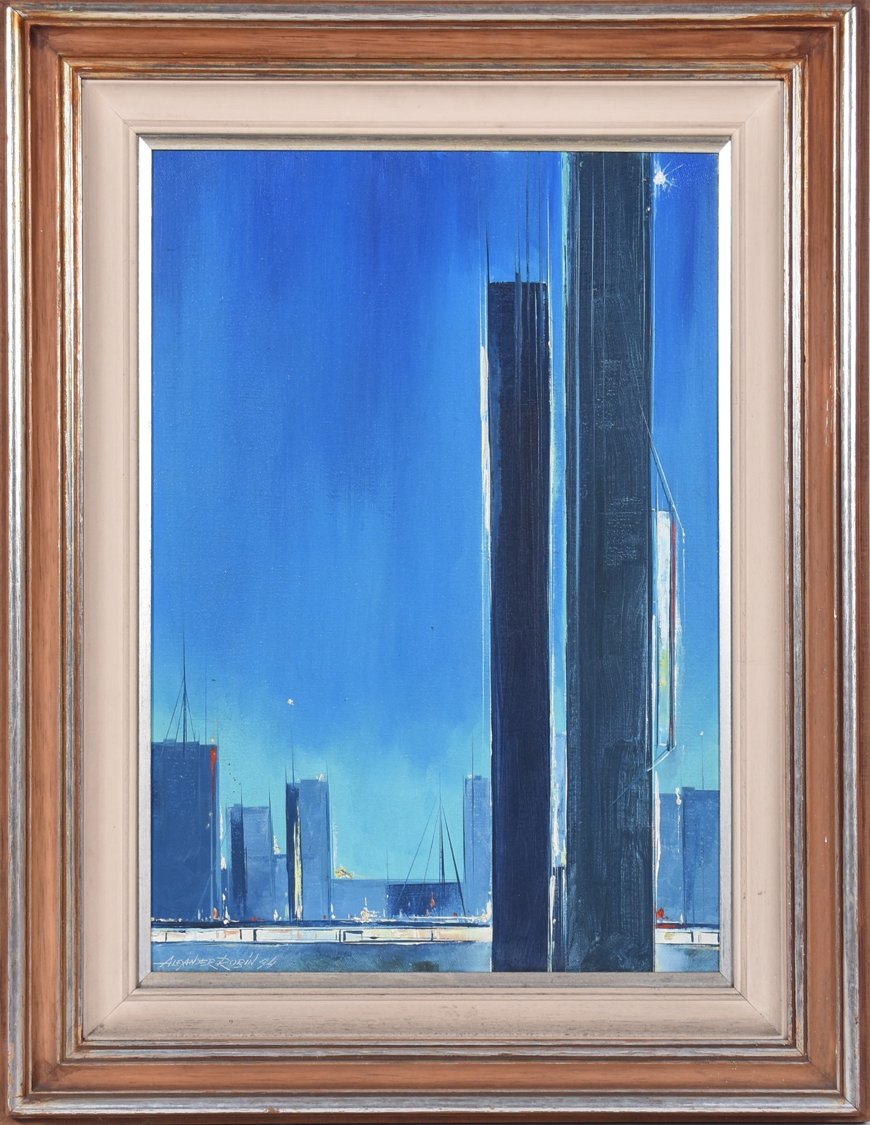 Óleo sobre tela - datado 1994. - foto 2 de 4
