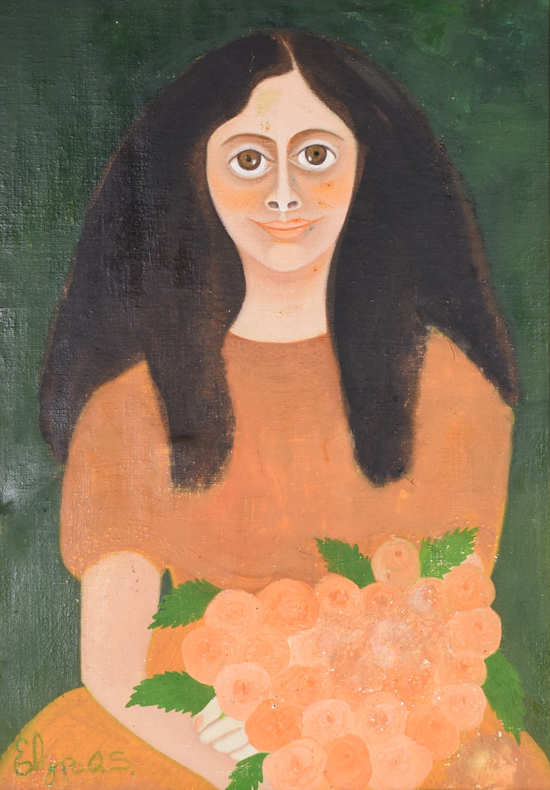 Elza O. S. (1928-2007), Menina com Flores - foto 1 de 4