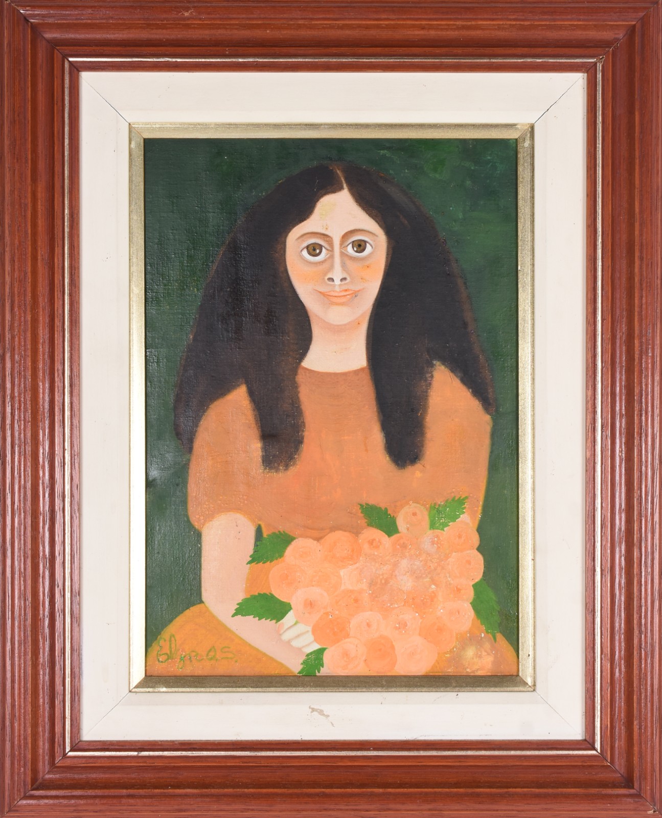 Elza O. S. (1928-2007), Menina com Flores - foto 2 de 4