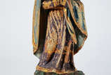 NOSSA SENHORA - Antiga imagem de madeira policr... - NOSSA SENHORA - Antiga imagem de madeira policromada. Alt. 25 cm.