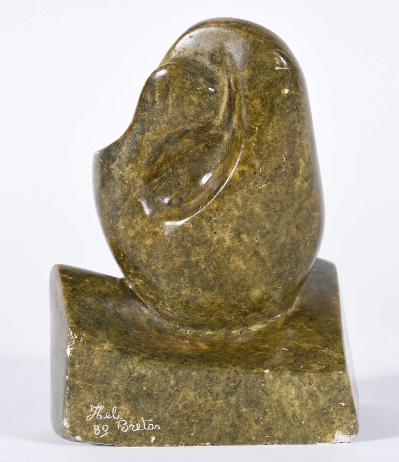 Escultura de pedra sabão - datado 80. - foto 1 de 8