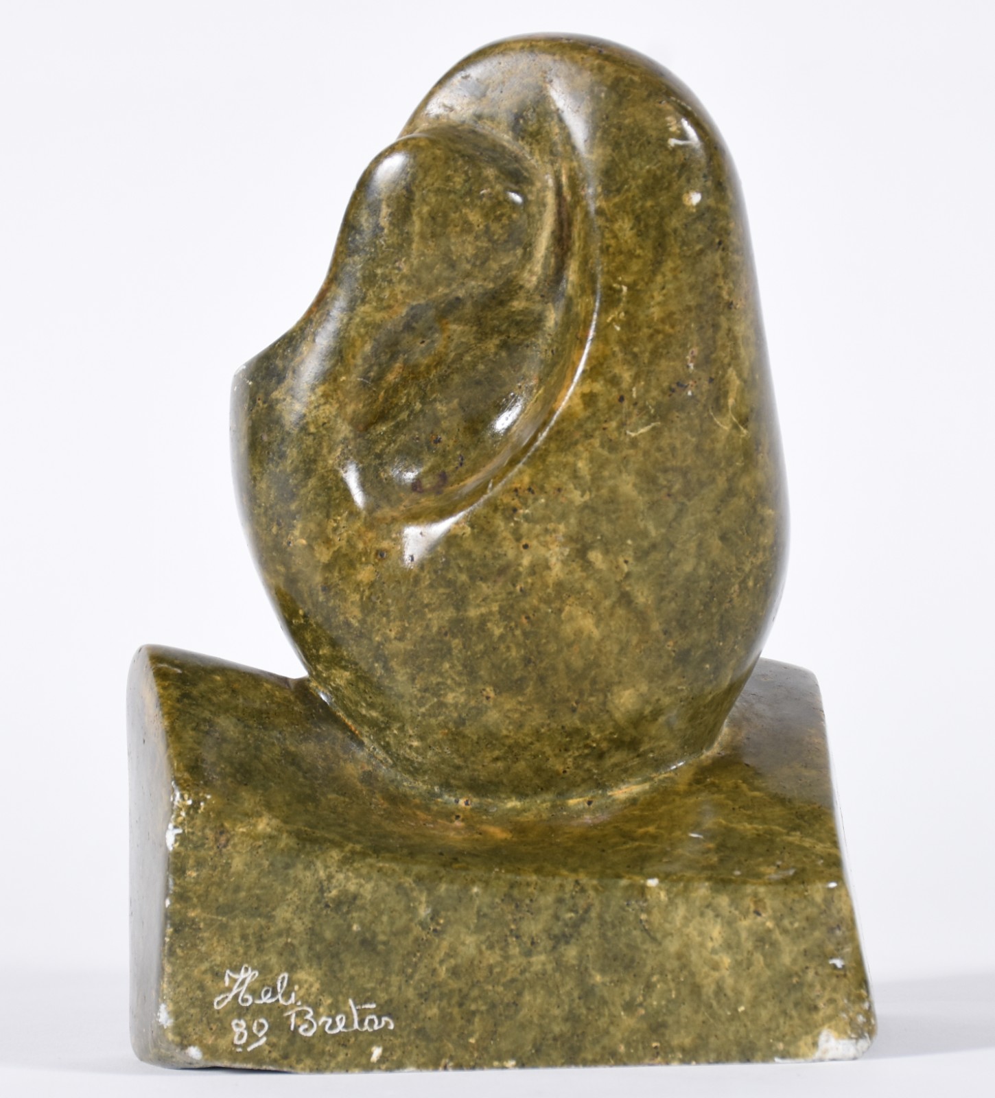 Escultura de pedra sabão - datado 80. - foto 4 de 8