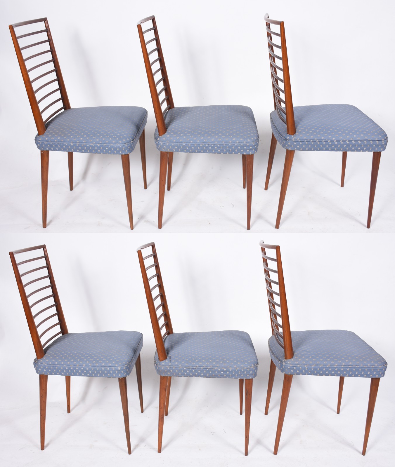 Seis elegantes cadeiras para sala de jantar em peroba do campo... - foto 2 de 4