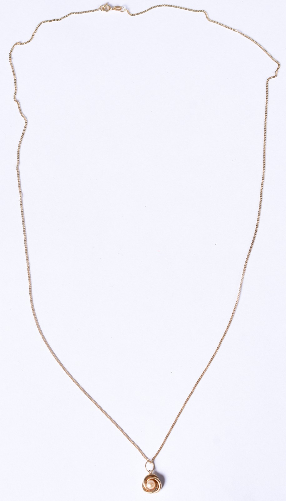 Colar de ouro 18k contraste 750, pingente com perola (Por motivos de... - foto 2 de 4