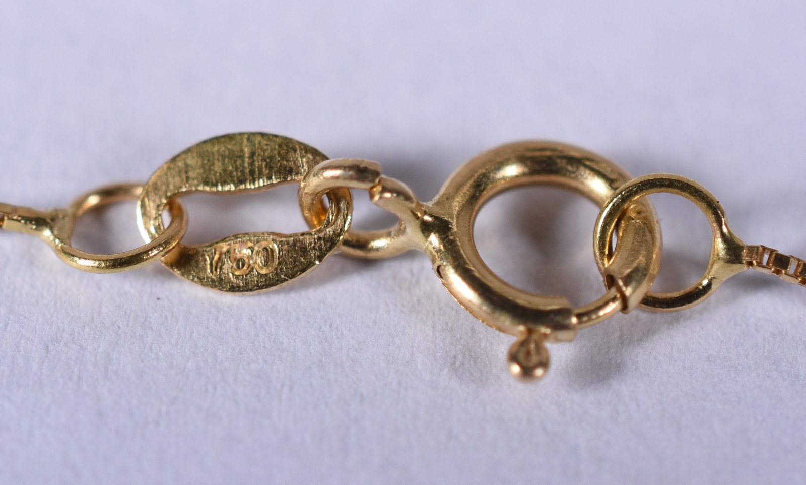 Colar de ouro 18k contraste 750, pingente em forma de cruz com... - foto 5 de 5
