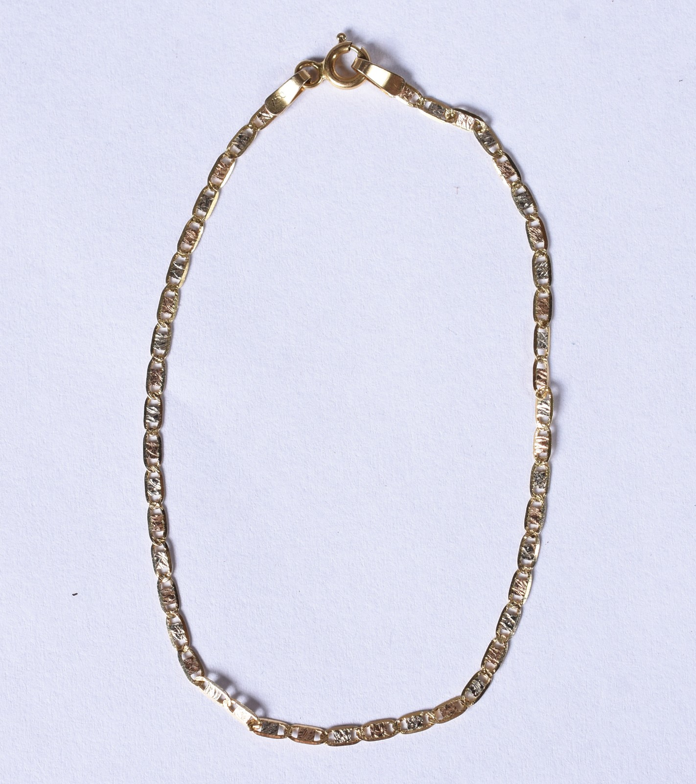 Pulseira de ouro 18 k contraste 750 (Por motivos de segurança a peça... - foto 2 de 3