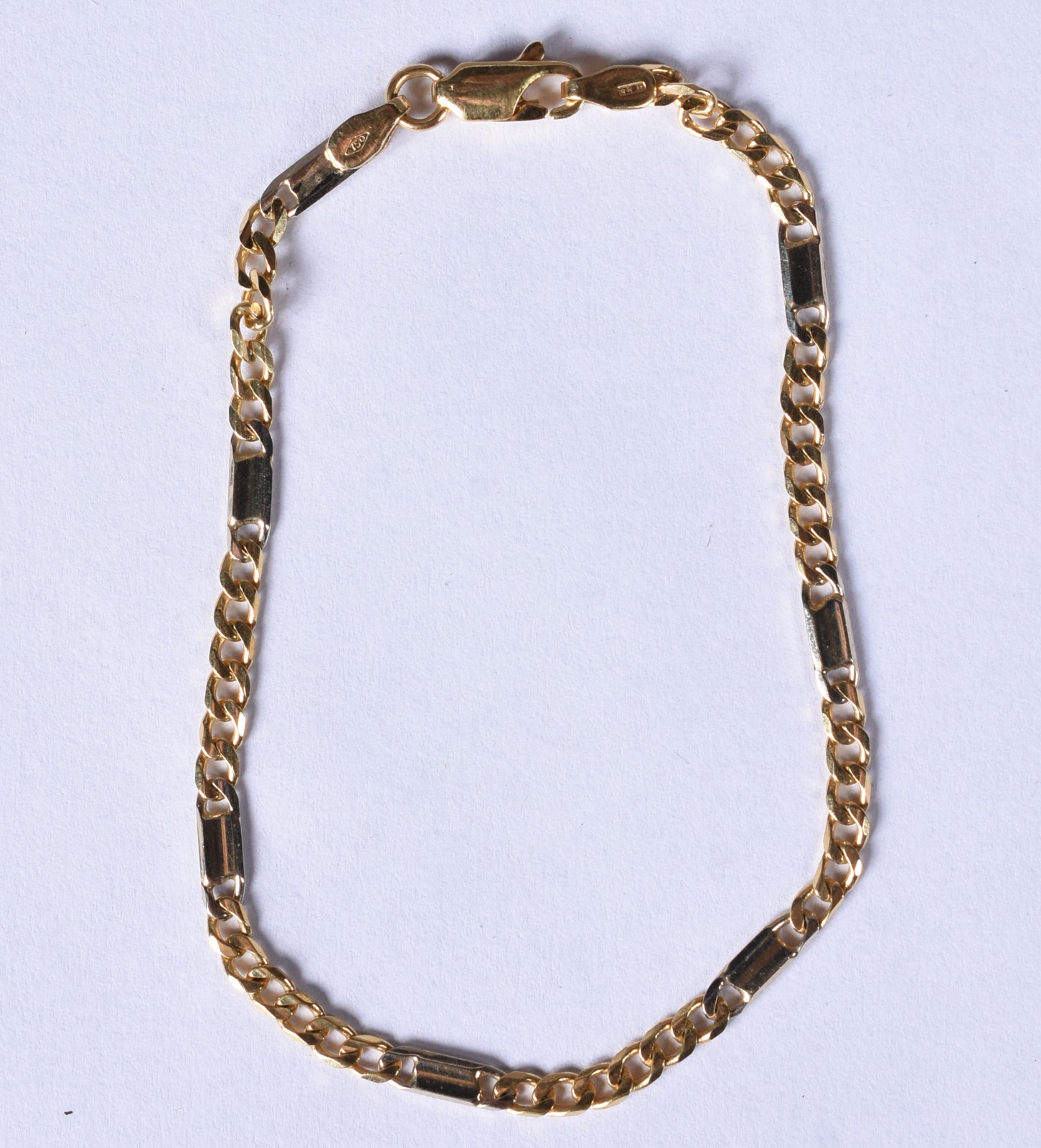 Pulseira de ouro 18k contraste 750 (Por motivos de segurança a peça... - foto 2 de 4