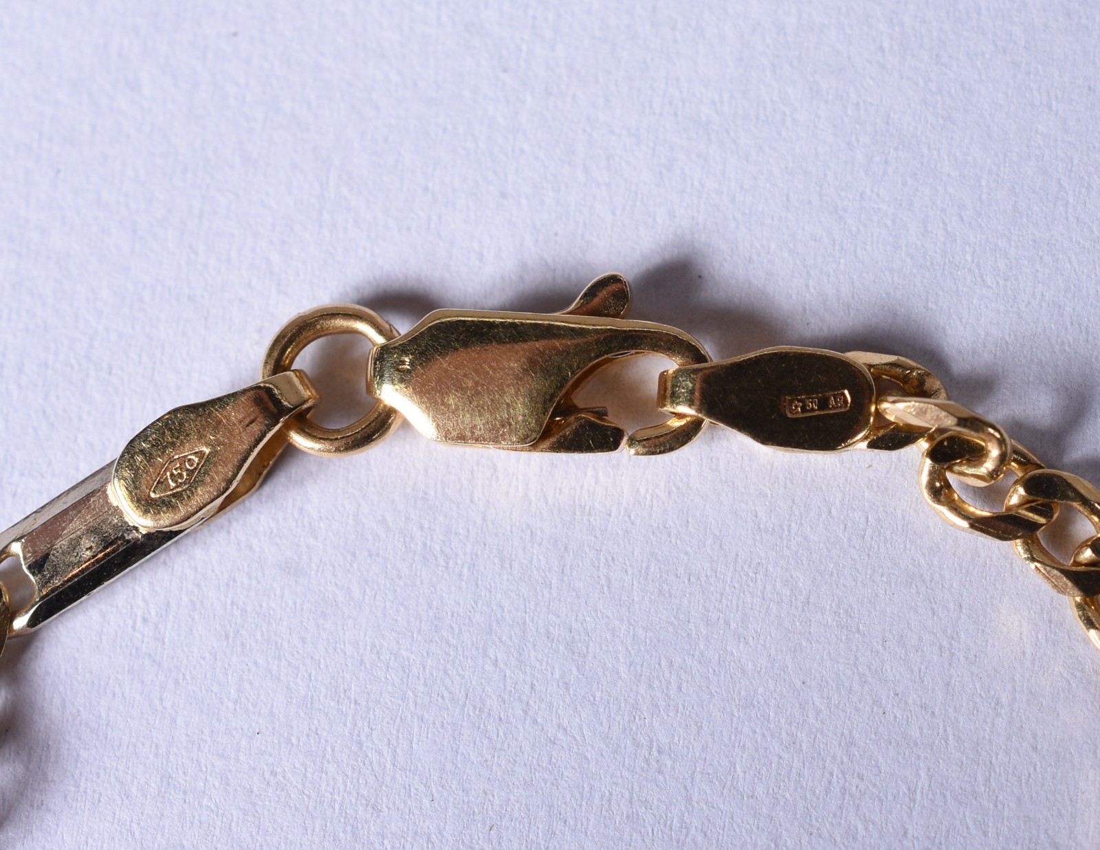 Pulseira de ouro 18k contraste 750 (Por motivos de segurança a peça... - foto 3 de 4
