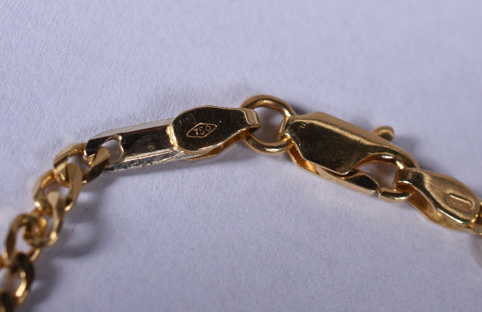 Pulseira de ouro 18k contraste 750 (Por motivos de segurança a peça... - foto 4 de 4