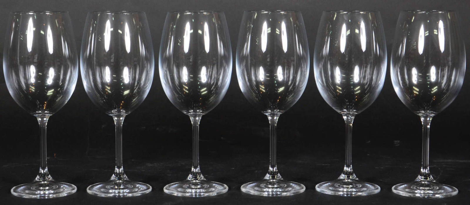 Seis cálices de cristal para vinho, 430 ml. - foto 2 de 2