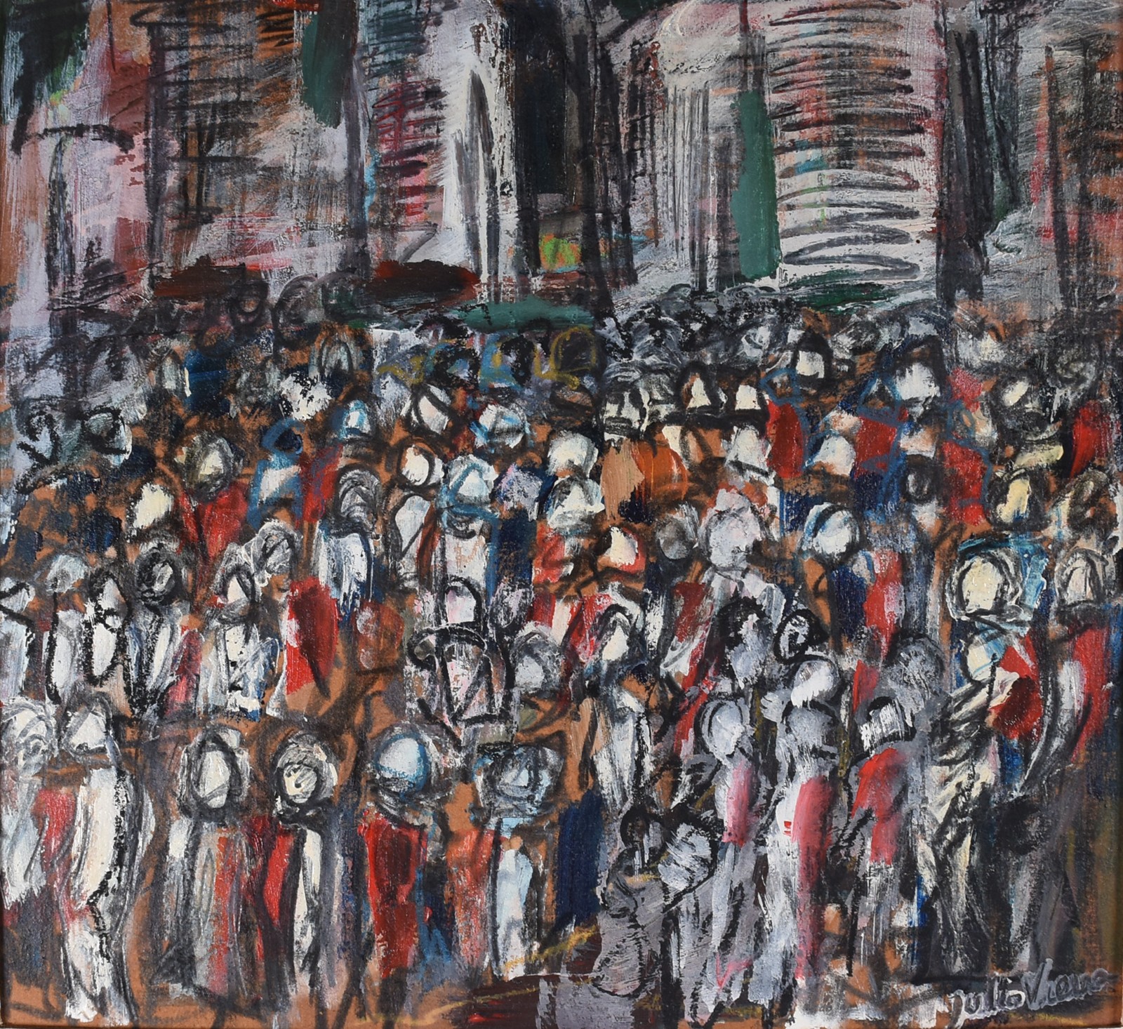 Júlio Vieira (1933-1999), Figuras na cidade - foto 1 de 4