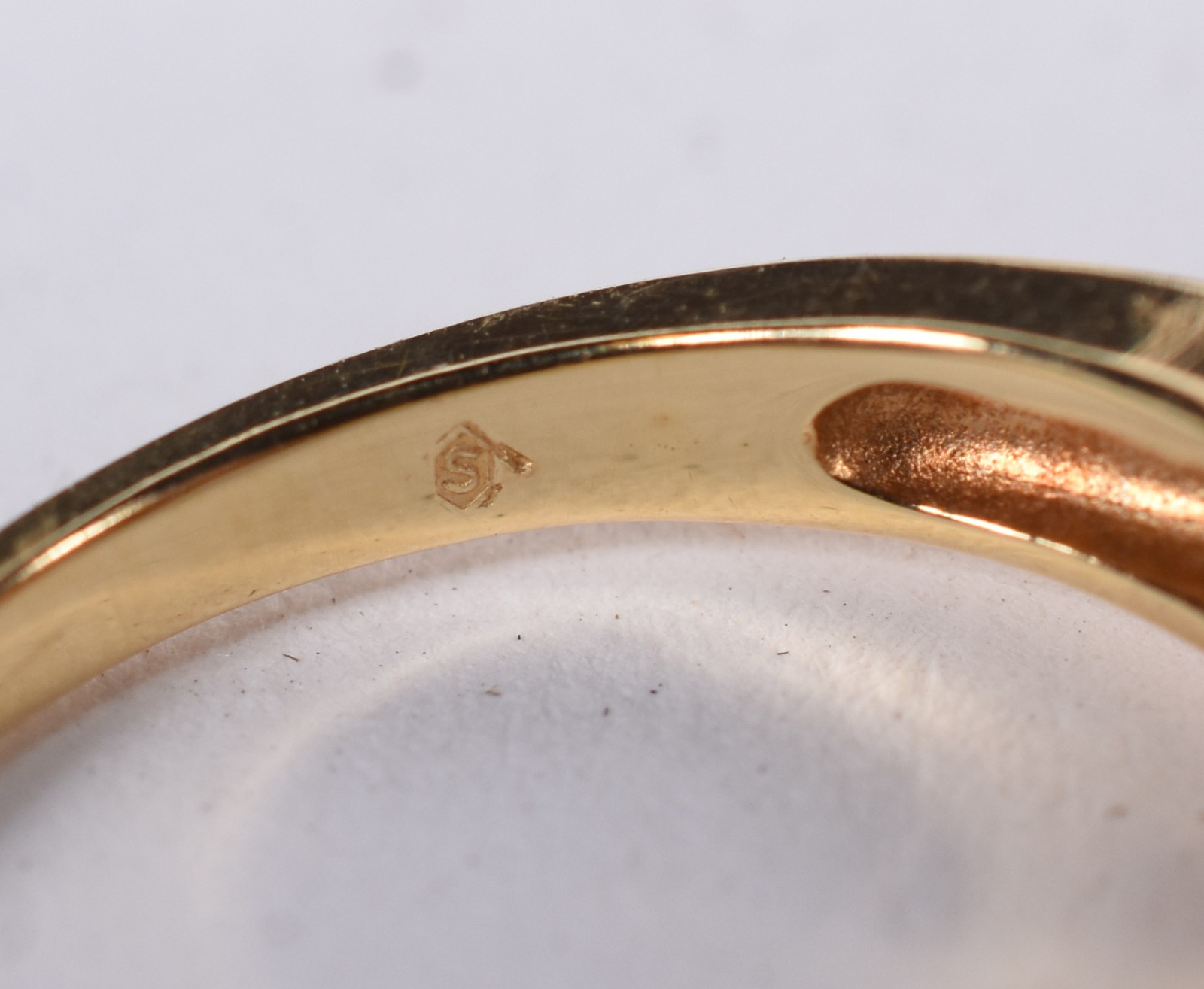 Anel de ouro 18k contraste 750 com uma perola, aro 15 (Por motivos de... - foto 4 de 5