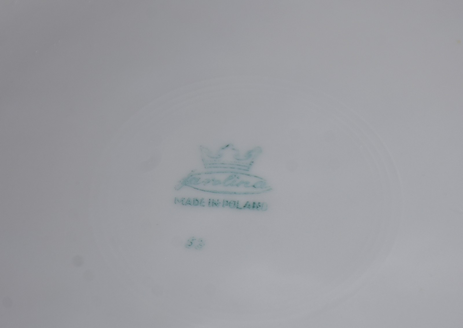 Serviço de jantar e café de porcelana polonesa na cor branca com... - foto 5 de 5