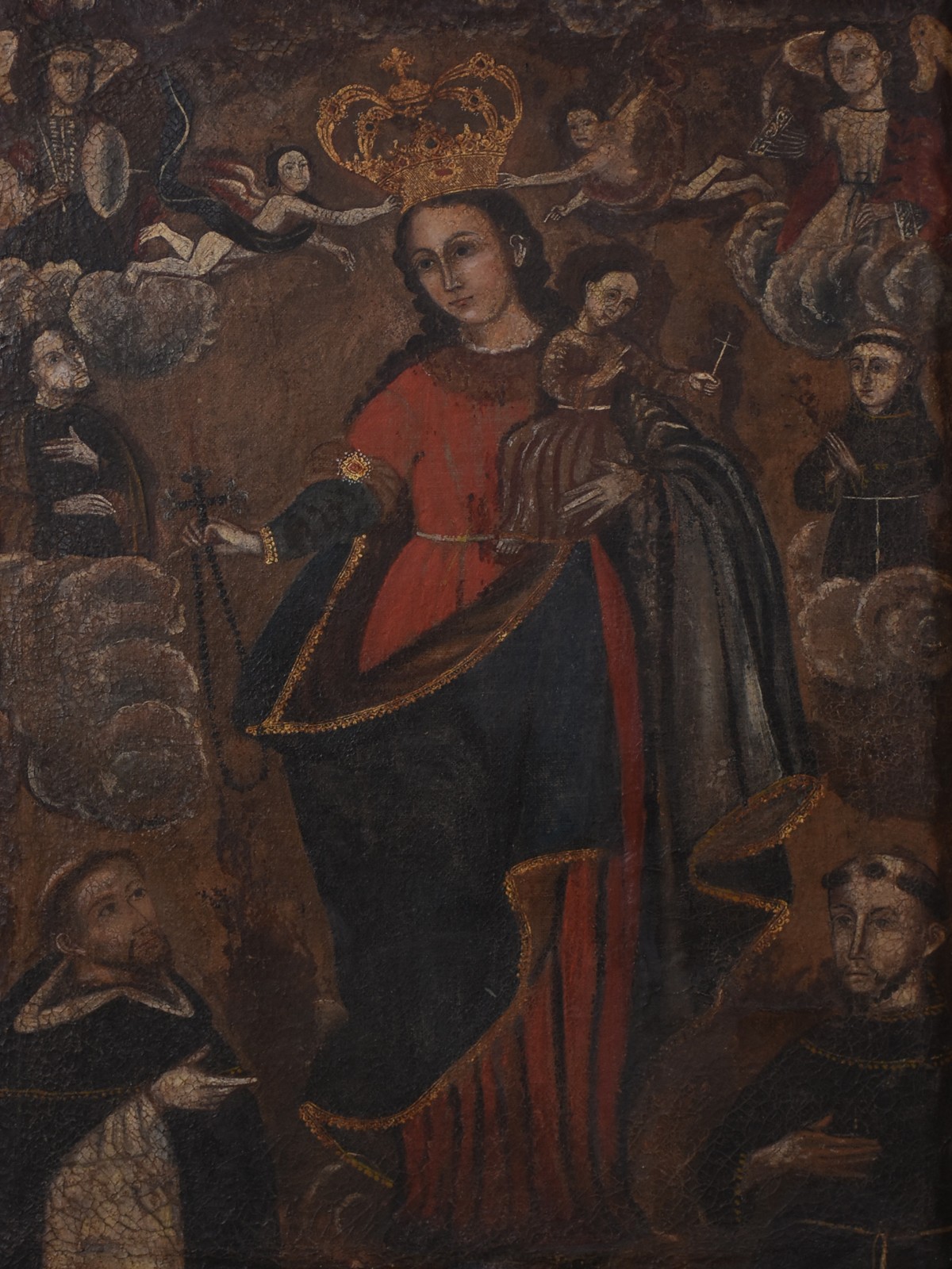 Escola Cusquenha (1538), La Virgen Con Los Chicos - foto 1 de 3