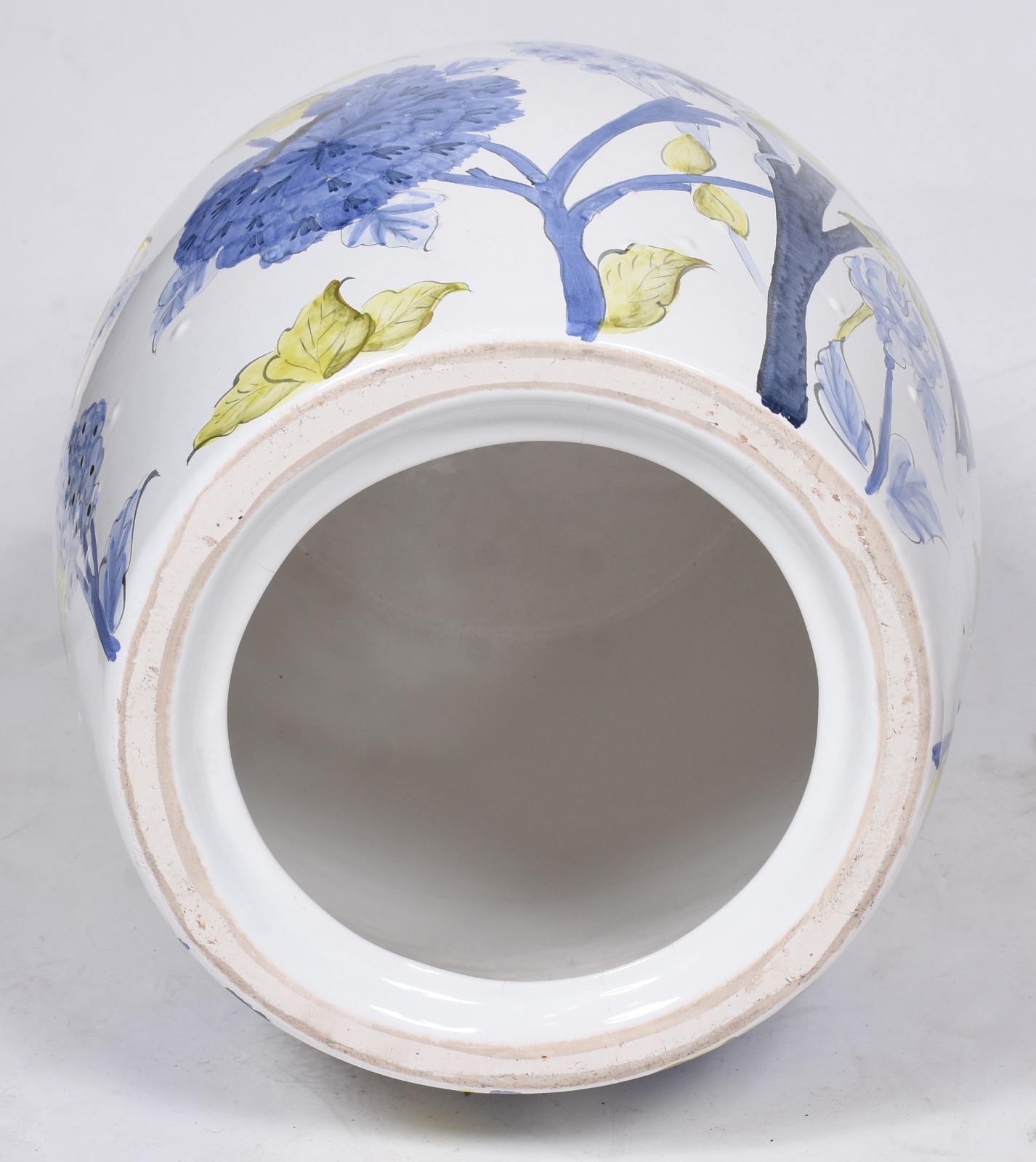 Seat garden de porcelana decorada com aves e flores em tons de... - foto 5 de 5