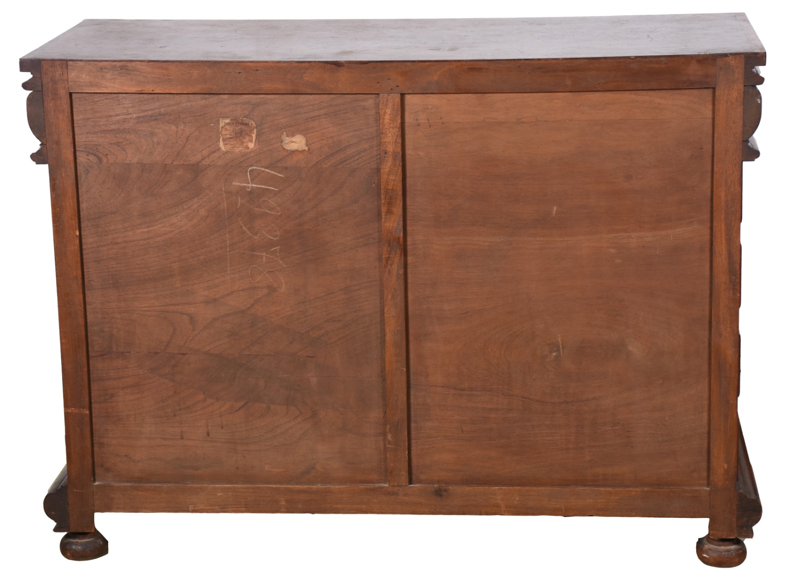 Buffet de madeira nobre estilo colonial brasileiro, com 2 portas... - foto 4 de 7