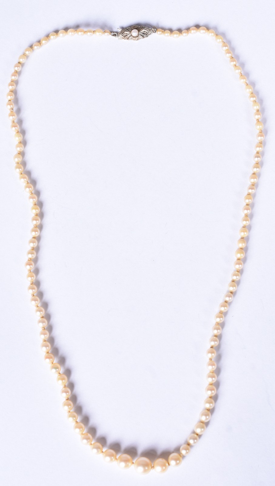 Colar de perolas com fecho de ouro branco(Por motivos de segurança a... - foto 1 de 3