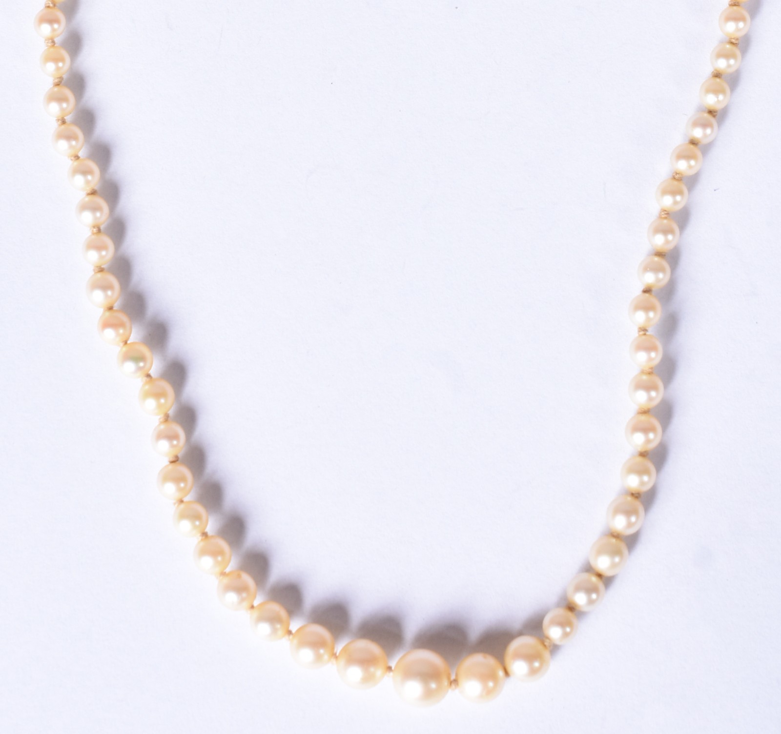 Colar de perolas com fecho de ouro branco(Por motivos de segurança a... - foto 2 de 3