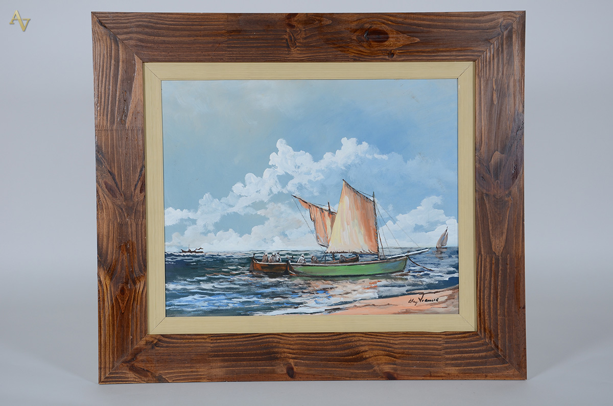 ALCY VIANNA (1937) - Marinha - ose - 48 x 57 - foto 1 de 3