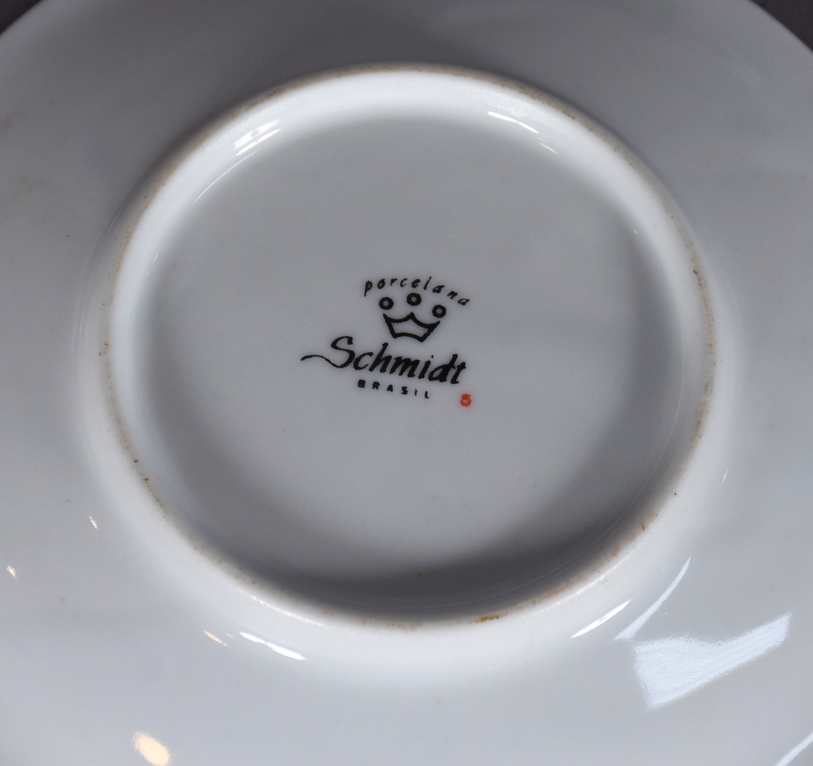 Conjunto de porcelana Schmidt composto de: 6 xícaras para café com... - foto 6 de 6