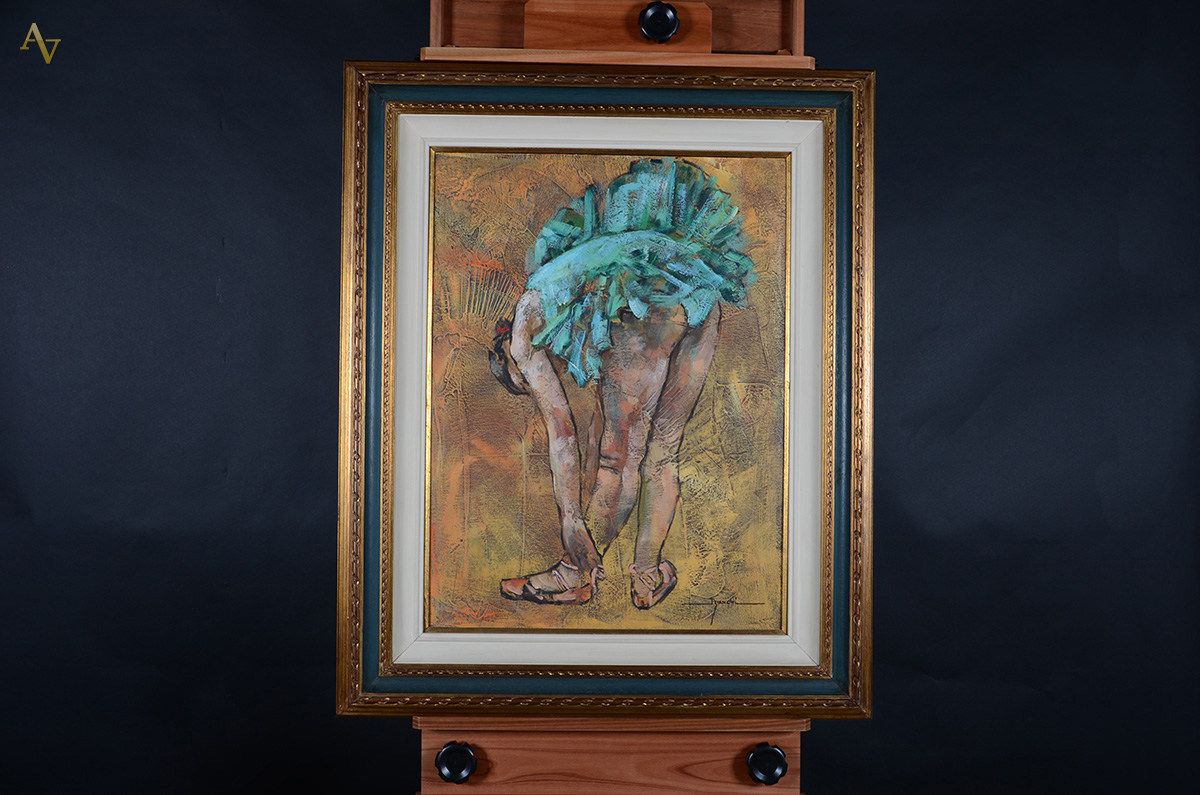 J. BIANCHI - Bailarina - ast - 80 x 60. - foto 2 de 2