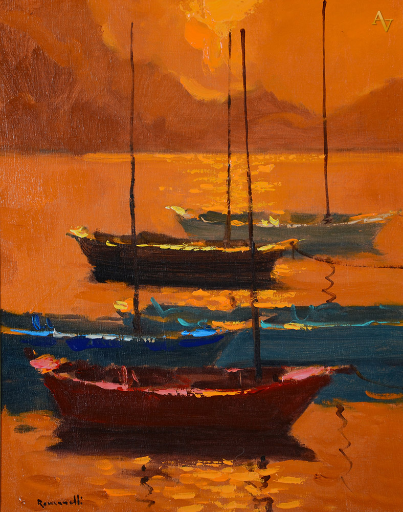 ARMANDO ROMANELLI - Barco - ost - 40 x 50. - foto 1 de 2